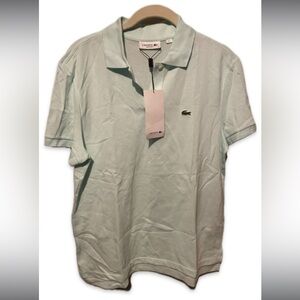 Mens Lacoste Turquoise Wash Polo Shirt Size 40